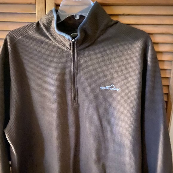 Eddie Bauer - Men's Brown & Green Fleece XXL - Picture 3 of 7